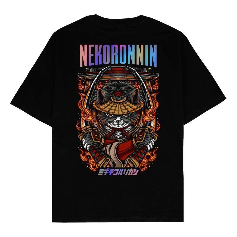 (Nhãn dán miễn phí) nlab T Shirt distro sablonreflective Rainbow nekoronnin nb060 unisexpria Wanita 