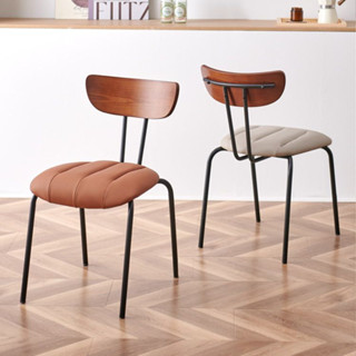 Ghế ăn phong cách cổ điển, tựa lưng gỗ chắc chắn, ghế bàn, ghế ăn tại nhà, ghế đẩu nghệ thuật sắt