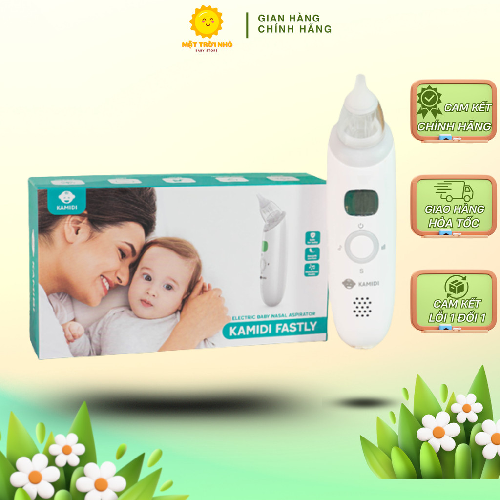 Máy Hút Mũi Kamidi Fastly tích hợp nhạc cho bé, hàng chính hãng