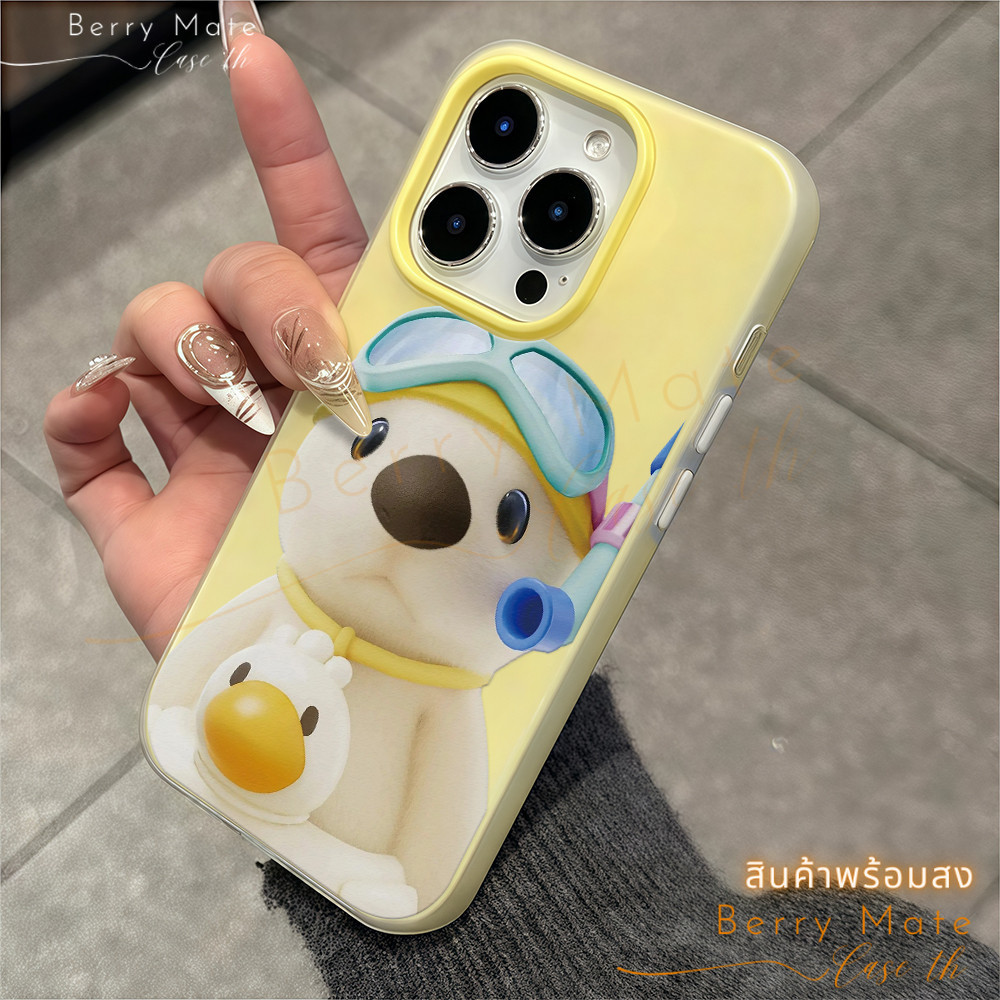 Hàng Thái Lan Iphone 13 Ốp Lưng Hamster Hình Vịt Ngộ nghĩnh Nhiều Màu Sắc Hai Lớp Dành Cho IPhone13 