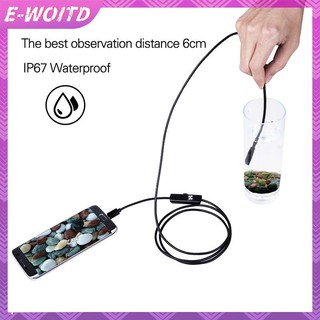 Camera nội soi Mini E-WOITD Camera USB 7mm / 5.5mm để kiểm tra Android Borescope HNVN