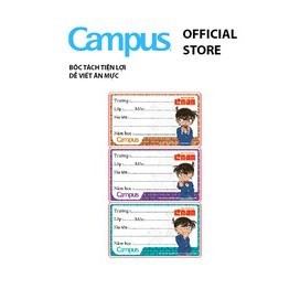  Nhãn vở Campus nhãn vở ONE PIECE CONAN DOREMON  Decal Bóc Tách Tiện Lợi. 
