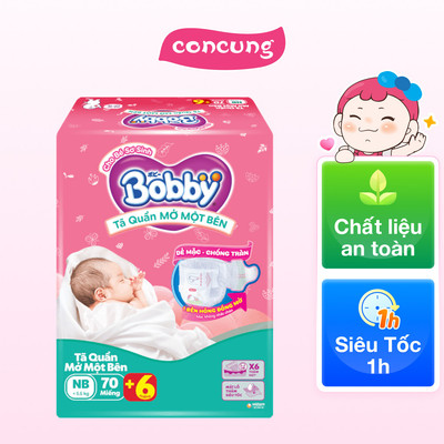 Bobby Quần Mở Một Bên Newborn 70M - concung