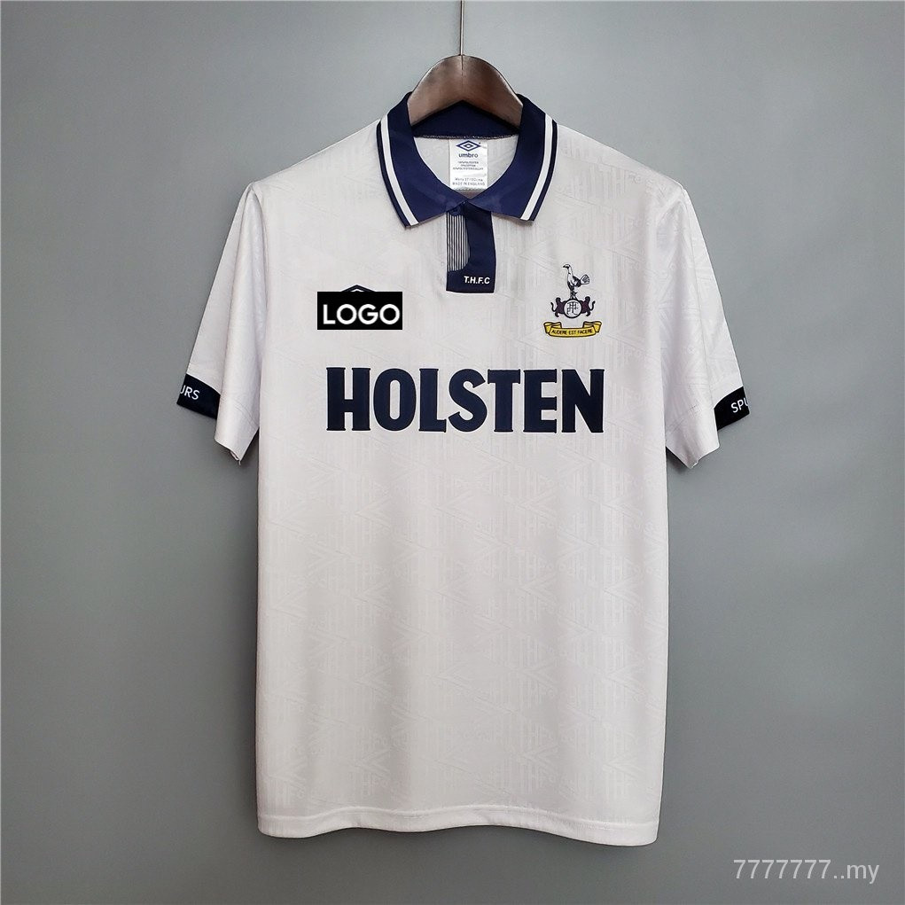 Tottenham 1986 1991-1993 Spurs Sân khách sân nhà Retro Áo bóng đá-S8
