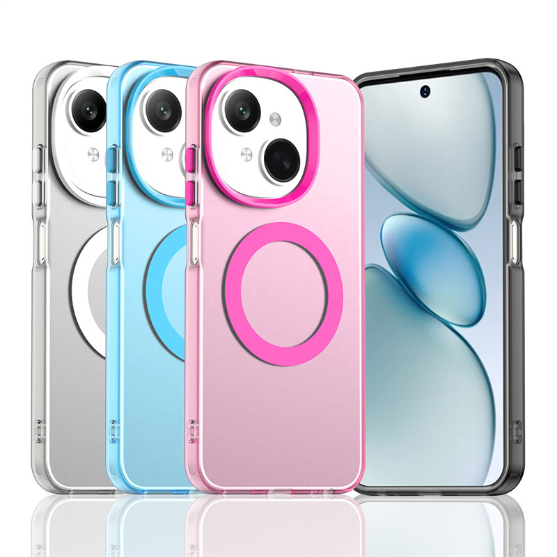 Ốp Lưng Trong Suốt Cho Tecno Spark Go 1S Dành Cho Tecno Spark Go 1S Từ Tính Hấp Phụ Sạc Không Dây Ch
