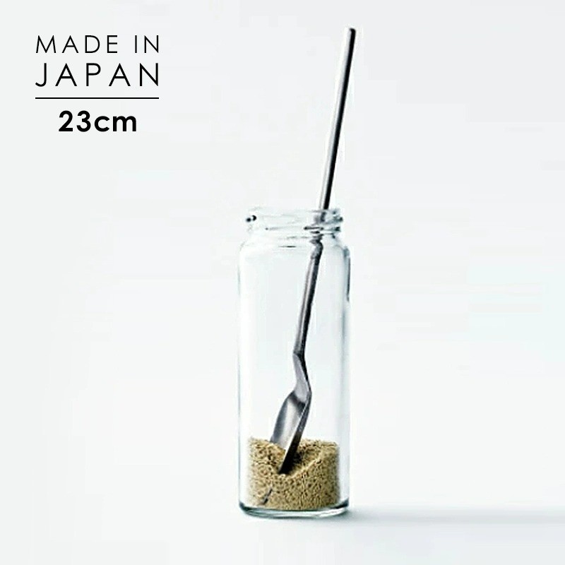 YOSHIKAWA YOsikAWA Nhật Bản Nhập Khẩu Thép Không Gỉ 304 Tay Cầm Dài Thìa Gia Vị Thìa Cà Phê Khuấy Cầ