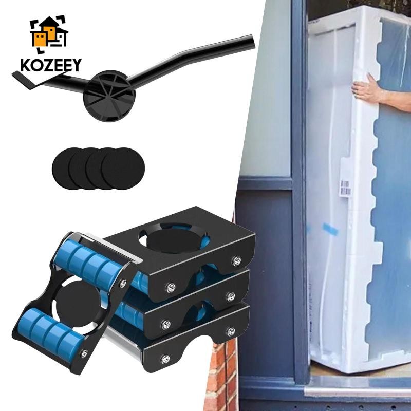 KOZEEY Nội Thất Nâng Mover Bộ Dụng Cụ Bánh Xe Mover Con Lăn Chống Trượt Chân Đế Với