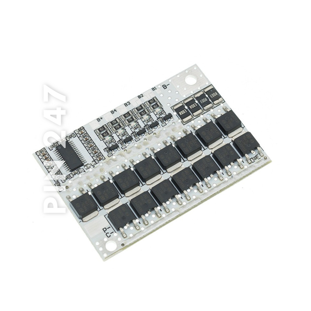 058 Mạch bảo vệ sạc xả pin Polyme LifePo4 Li-ion 3S/4S/5S BMS 12 V 16.8V 21V 100A