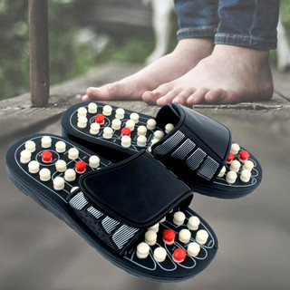 Xihaha Quay Bấm huyệt Massage Dép Sandal Nam Nữ Chân Trung Quốc Bấm huyệt Trị Liệu Y Tế Xoay Chân Giày