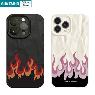 Ốp Lưng iPhone Đẹp Ngộ nghĩnh Độc Đáo Họa Tiết Ngọn Lửa Silicon Mềm Cao Cấp Chống Sốc Suntaiho Cho Iphone 16 15 14 12 13 11 Pro Max IP 7 8 Plus Iphon X XR Xs Max