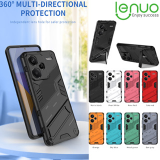  Lenuo có chân đế Vỏ điện thoại cho Redmi Note 13 Pro Plus 12 Pro + Turbo 5G 4G Vỏ từ tính Vỏ bảo vệ chống sốc Griptok  đứng theo chiều dọc hoặc chiều ngang  
