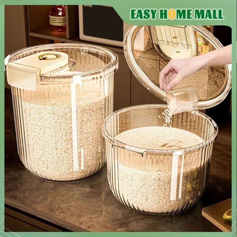 Hộp Đựng Gạo Chống Ẩm Chống Côn Trùng Tiện Dụng nhiều kích cỡ 7.5kg  11kg