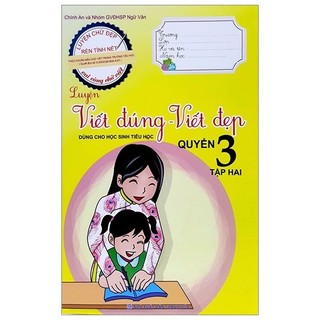 Sách - luyện viết đúng, viết đẹp 3 - tập 2