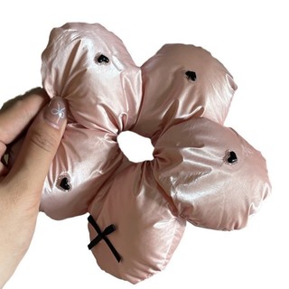Dây buộc tóc hoa xốp nữ Dây buộc tóc ba chiều