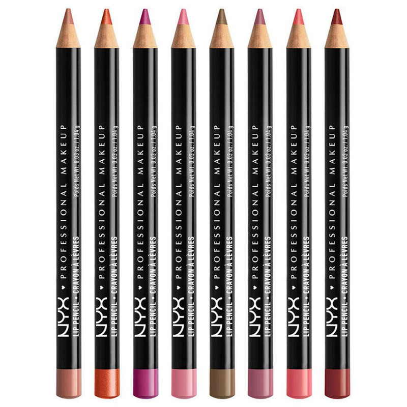 NYX Slim Lip Liner Bút chì lót môi phổ biến nhất 🍎 🍒 ❈ ❈ ❈ ❈ Bút son môi nhung mờ lâu trôi không khô