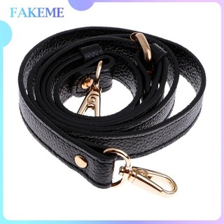 [Prettyia1] Phụ kiện túi đeo vai bằng da có thể điều chỉnh rộng 2cm màu đen