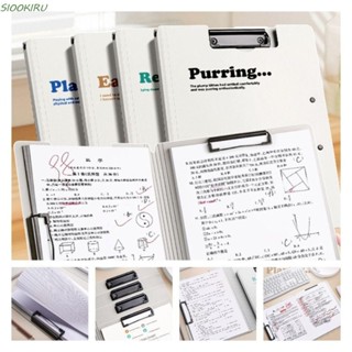 Siookiru A4 Bảng Kẹp Thư Mục, Bảng Viết Ghi Nhớ Kẹp Tập Tin Clipboard, Thư Mục Tài Liệu Chống Thấm Nước Dung Tích Lớn A4 Tổ Chức Tập Tin Trường Học Văn Phòng