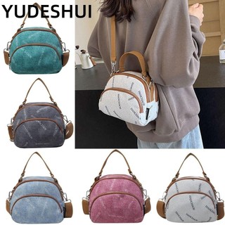 Túi đeo chéo YUDESHUI, Túi đeo vai nữ đa năng đơn giản có thể tái sử dụng, Denim sáng tạo Túi đựng điện thoại di động dung tích lớn