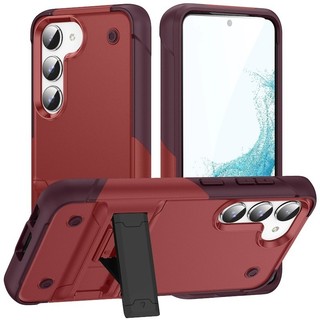 Ốp Lưng Giáp Chắc Chắn Chân Đế Cho Samsung S20 S21 S22 S23 FE S24 Plus S24 Ultra A52 A53 A73 A52s A14 A54 5G Cứng + Mềm Chống Sốc Bảo Vệ Phẳng Giá Đỡ