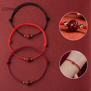  Luimo Tây Tạng Phật Giáo Hoa Sen Đính Hạt Vòng Tay Handmade Bện Có Thể Điều Chỉnh May Mắn Chủ Đề Đỏ Vòng Tay Quyến Rũ Dành Cho Nữ Nam Cặp Đôi Trang Sức SBS 