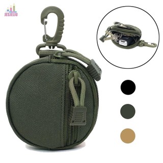 Kẹp ví JESJELIU có móc Túi EDC Dụng cụ ngoài trời Ví đựng tiền xu