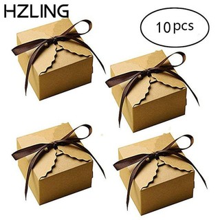 Set 10 Hộp Giấy Kraft Mini Dùng Để Đựng Quà Sinh Nhật
