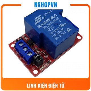 Module 1 Relay Với Opto Cách Ly Kích H/L 30A điện áp 5V / 12V / 24V