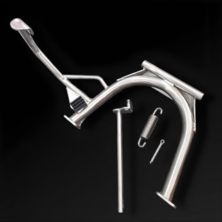 Chân chống Inox Vario, Chống đứng Inox 304 Vario/AB/Lead tặng cốt xỏ lò xo chân chống Inox AB Vario Lead 125/150