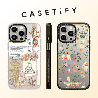 Casetify Phim Hoạt Hình Graffiti Gấu Trong Suốt Chống Sốc Acrylic Ốp Lưng Điện Thoại iPhone 15 Pro Max 14 Plus 13 ProMax 12 12Pro Chống Sốc Điện Thoại Mềm viền Bảo Vệ Cứng
