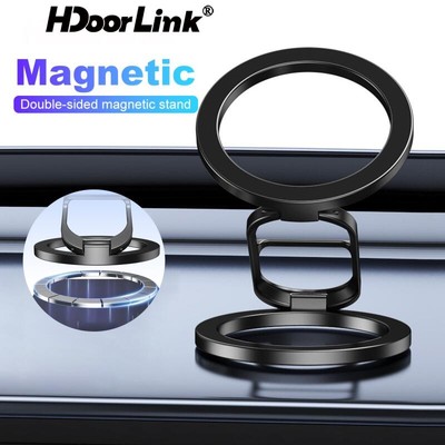 Giá đỡ điện thoại từ tính hai mặt HdoorLink Giá đỡ điện thoại ô tô có thể gập lại Giá đỡ điện thoại cho máy chạy bộ tập thể dục
