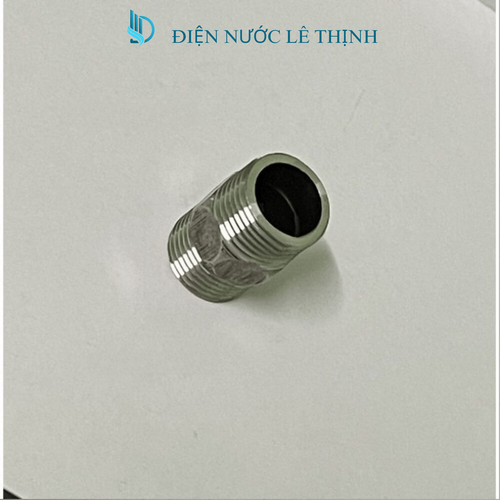 Kép nối 2 đầu rên Inox phi 21