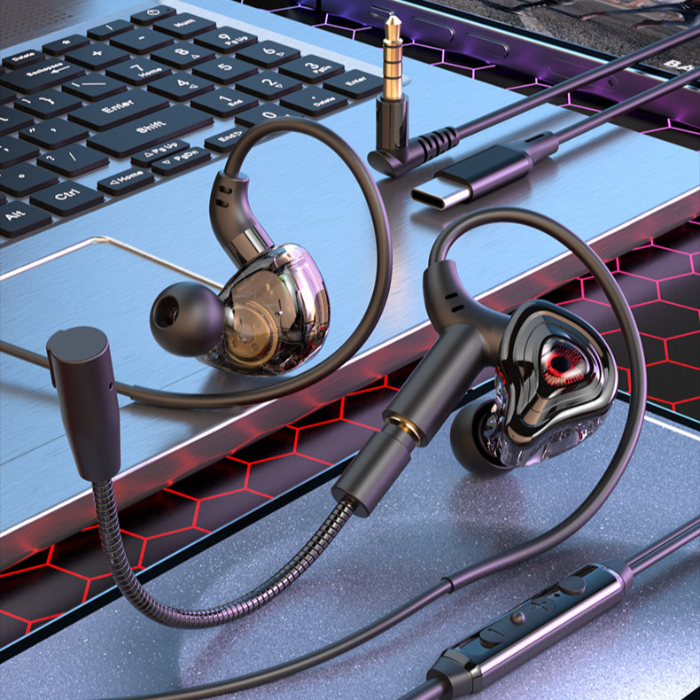 Sprise G59 Bass Có Dây Tai Nghe Chơi Game Với Mic Kép Khử Tiếng Ồn HiFi PC Tai Nghe Để Bàn Tai Nghe Tai Nghe Đa Năng 3.5mm / TypeC | BigBuy360 - bigbuy360.vn