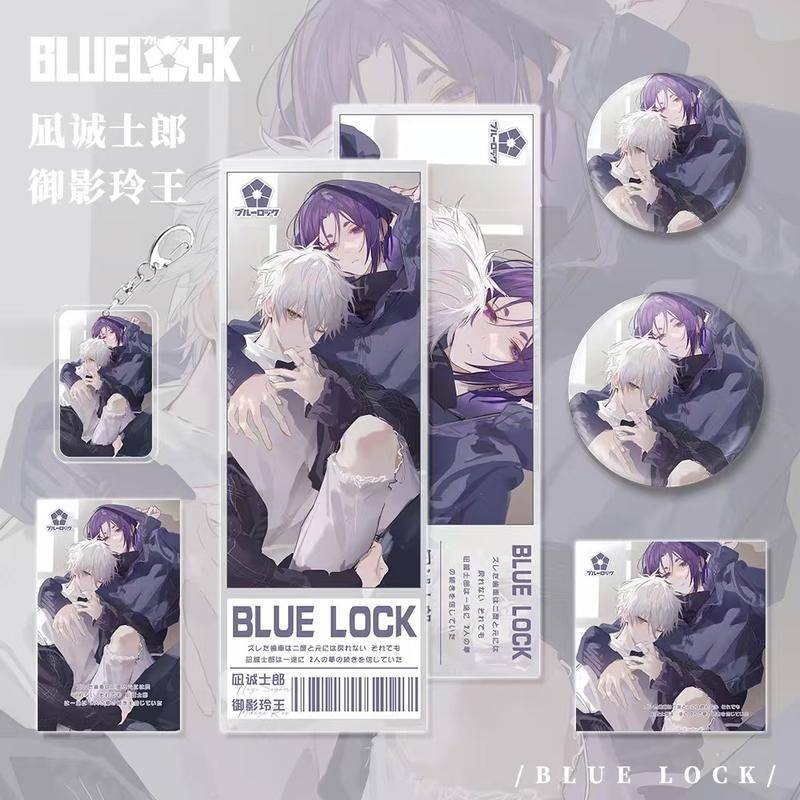 6 Chiếc Anime Hoạt Hình Khóa Xanh Bộ Quà Tặng Seishiro Nagi Reo Mikage Bộ Sưu Tập Đồ Chơi Móc Khóa L