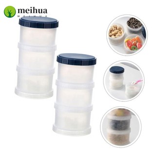 Hộp đựng bột sữa MEIHUA, 1-5 lớp Bột sữa tùy chọn Hộp đựng sữa bột, Thực phẩm trong suốt nóng Bột sữa hoạt hình cho bột sữa