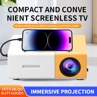 Máy chiếu Yg300 HD 1080P Máy chiếu Mini 3D Tiếng Anh