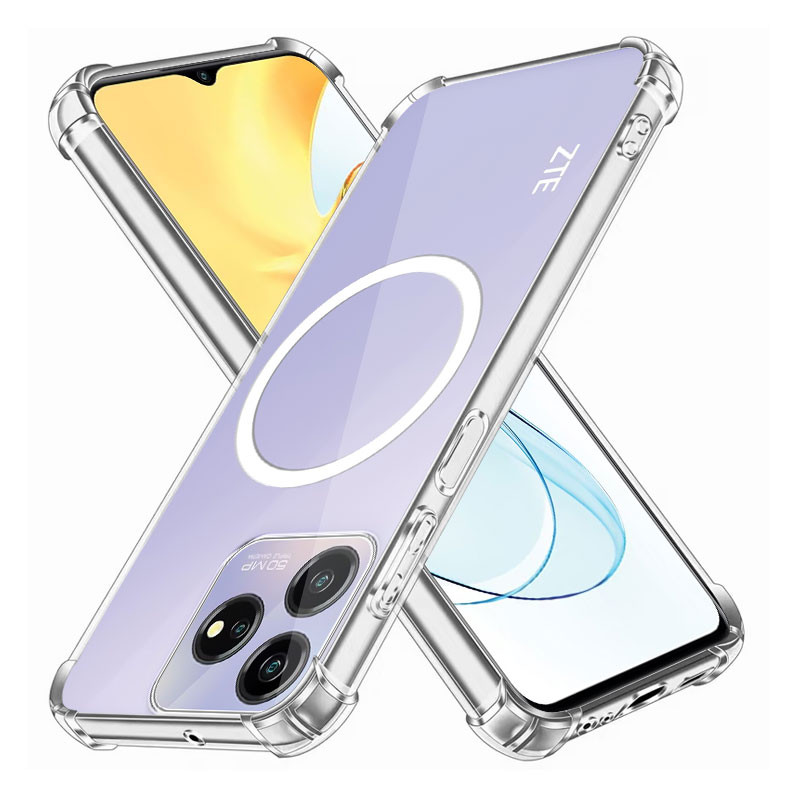 Dành Cho ZTE Blade V50 Design / V50 Vỏ Thông Minh Có Vòng Từ Tính Sạc Không Dây Miếng Dán Chống Sốc 
