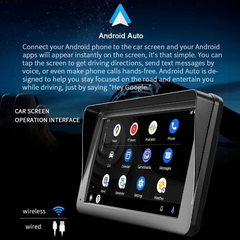 Gofidin CarPlay MP5 Player Điều hướng màn hình IPS Android Auto | BigBuy360 - bigbuy360.vn