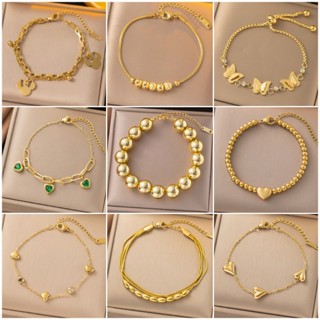 Thép Titan Không Phai Màu Vòng Tay Thời Trang Mới Vòng Tay Vòng Tay Cao Cấp Cá Tính Thép Titan Vòng Tay Phụ Kiện Quà Tặng Bán Buôn