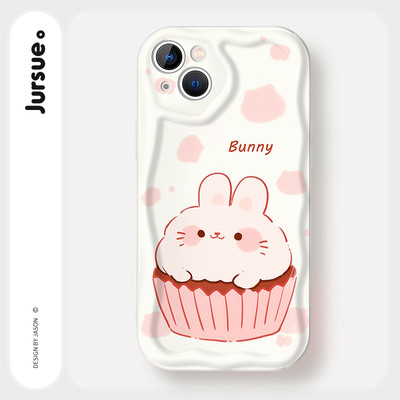 JURSUE Ốp lưng dễ thương đẹp hoạt hình Anime độc lạ ngộ nghĩnh nữ chống sốc chống bẩn mềm cho iPhone 17 16 15 14 13 12 11 PRO MAX SE 2020 X XR XS ip 8 7 Plus kute Z1468Q