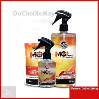 Dưỡng nhám Megacools MO + SHINE phục hồi nhựa nhám,da yên nội thất xe bảo vệ màu sắc sơn xe Moshine. DoChoiXeMay