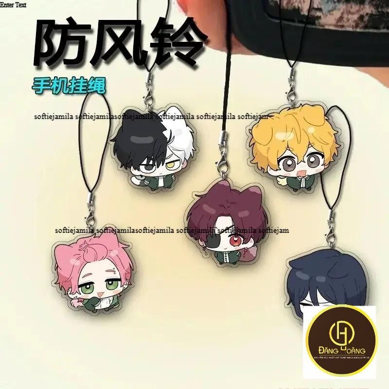 WIND BREAKER dây đeo điện thoại di động Mặt dây Acrylic dây đeo Kawaii Sakura haruka suou hayto treo