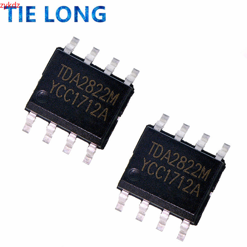 10 CÁI TDA2822M SOP8 TDA2822 TDA2822D 2822 SOP-8 SOP SMD Chipset IC mới và nguyên bản
