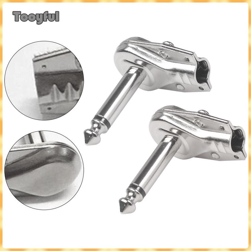 Jack Plug Connector Mono Male Plug Premium DIY 1 / 4 "Plug and Play Plug Patch