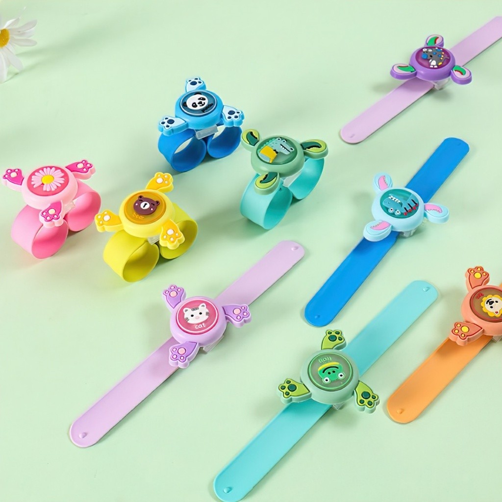 [Khuyến mãi]Vòng đeo tay đuổi muỗi Vòng tay thiết kế dạng đồng hồ có tinh dầu xả phát sáng đuổi muỗi cho béNA888