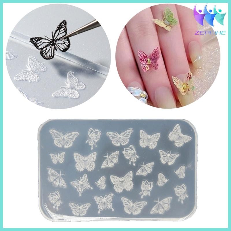 Exquisite 3D Embossed Nail Art Mold for Stunning Manicures Silicon Nail Art Mold