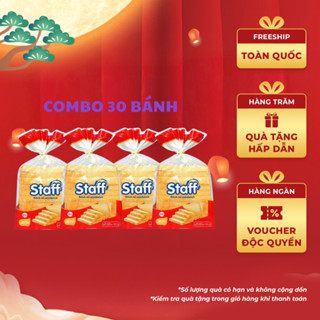 COMBO 30 Staff Bánh mì sandwich lát mềm 275g