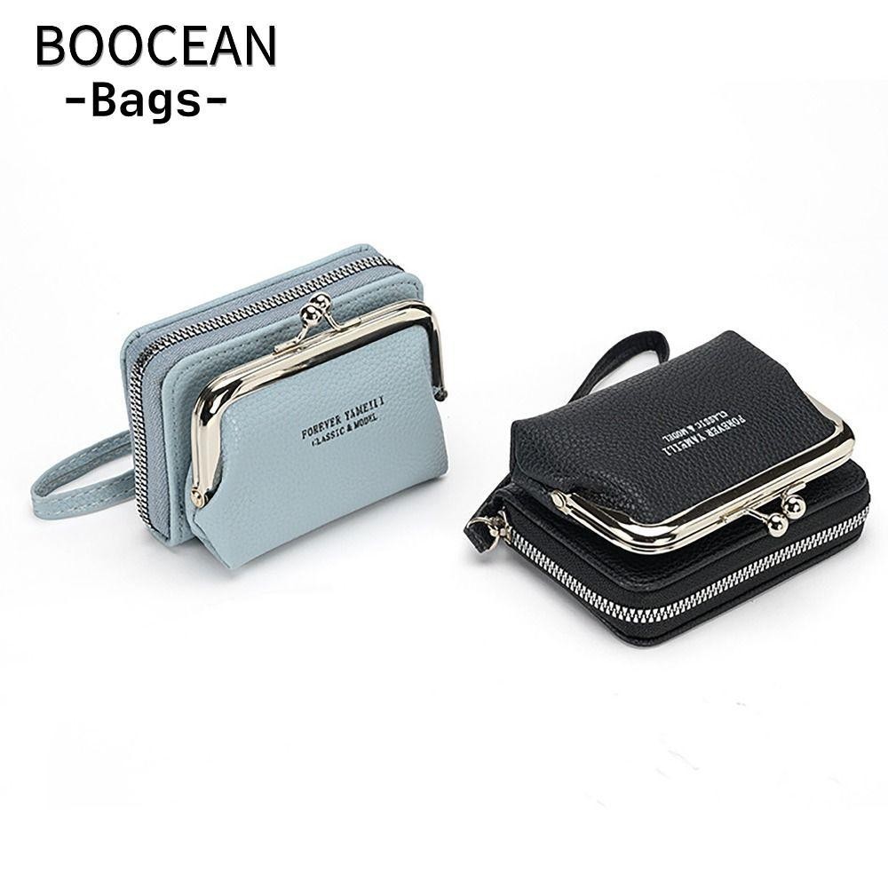 BOOCEAN Ví đựng tiền xu BOOCEAN, Da mềm hơn chống thấm nước Thẻ tín dụng Holoder, Túi đựng tiền có d