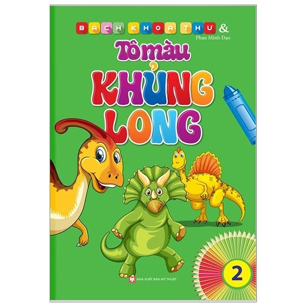 Sách - Tô Màu Khủng Long - Tập 2
