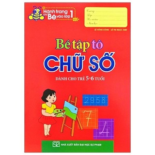 Sách - hành trang cho bé vào lớp 1 - bé tập tô chữ số