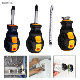 Mini Carrot Head Screwdriver Slotted Cross Retractable Short Handle Screwdriver